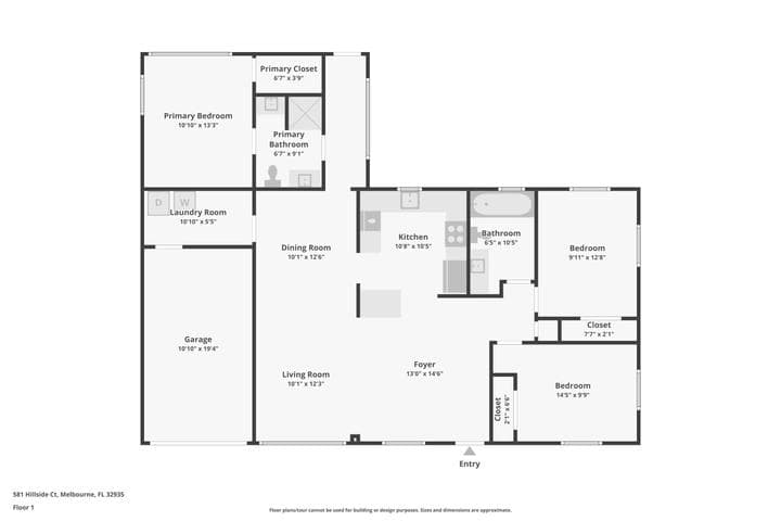 581 Hillside Court, Melbourne, FL 32935 — photo 4