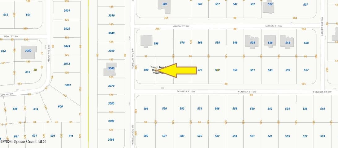 599 Corner Lot On Fonsica Street SW, Palm Bay, FL 32908 — photo 4