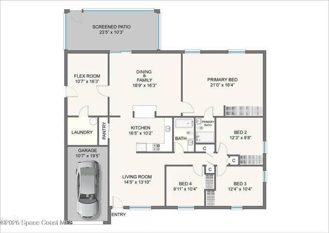 1458 Sea Breeze Lane, Melbourne, FL 32935 — photo 3