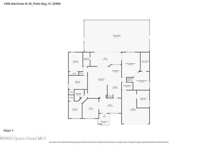 1496 Martinez Street SE, Palm Bay, FL 32909 — photo 26