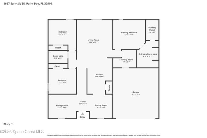 1667 Saint Street SE, Palm Bay, FL 32909 — photo 16