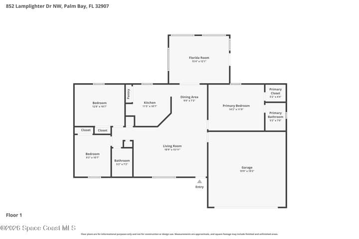 852 Lamplighter Drive NW, Palm Bay, FL 32907 — photo 4